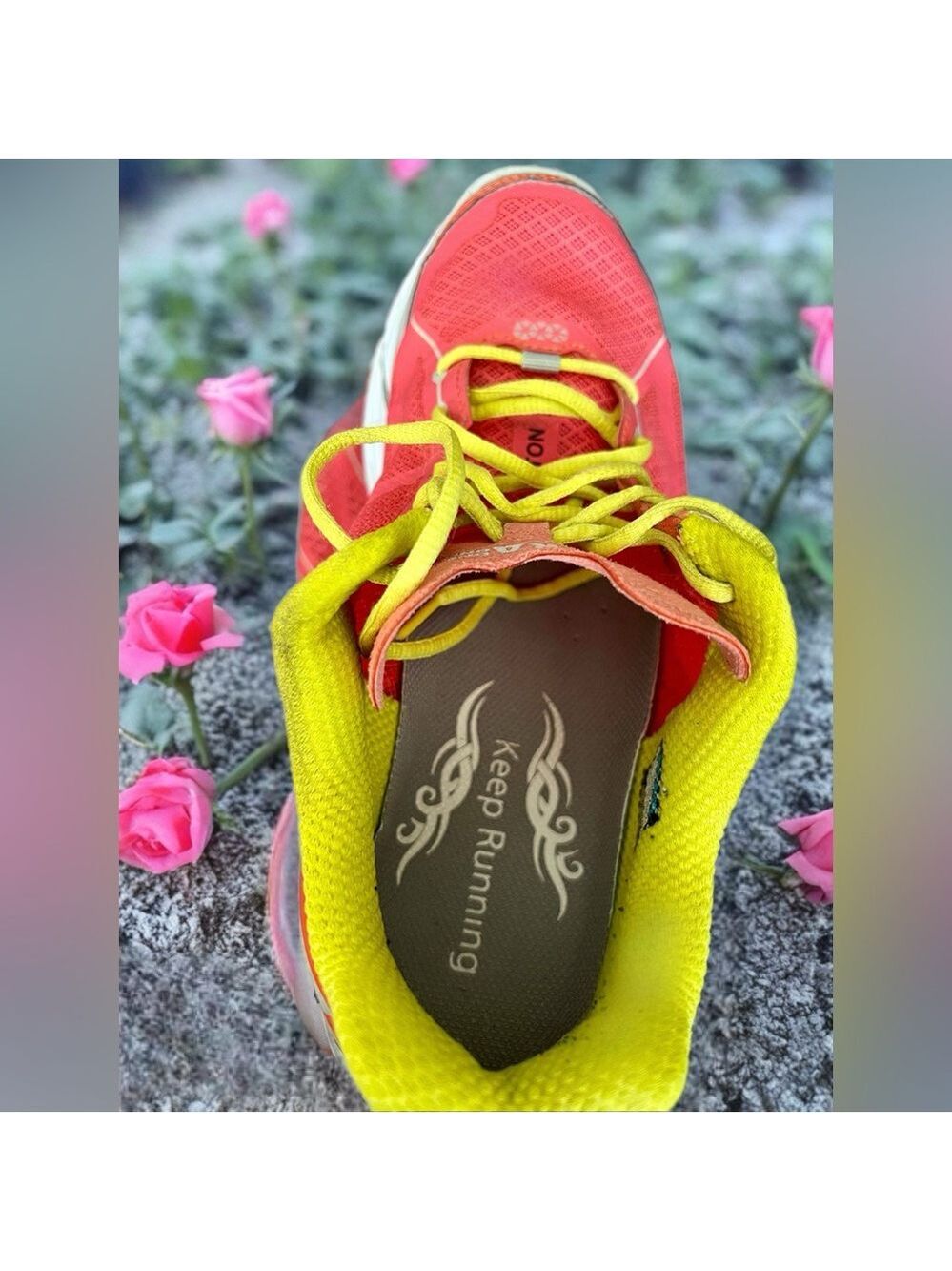 Hoka One One Clifton Running Shoe Women’s Pink Neon Lightweight Athletic Sneaker - Picture 9 of 13